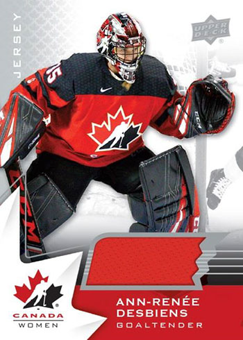 2020-21 UD Team Canada Juniors - Jersey #1 - Hlinka - Cole Perfetti