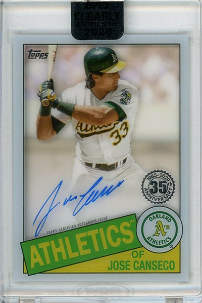 2021 Topps Clearly Authentic Baseball Checklist, Set Details