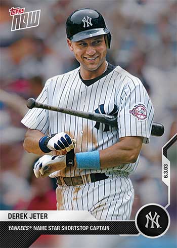 2020 Topps Now Chrome Derek Jeter Career Retrospective Checklist, Info