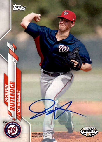 Diego Cartaya Signed 2020 Topps Pro Debut #PD27 RC (PSA