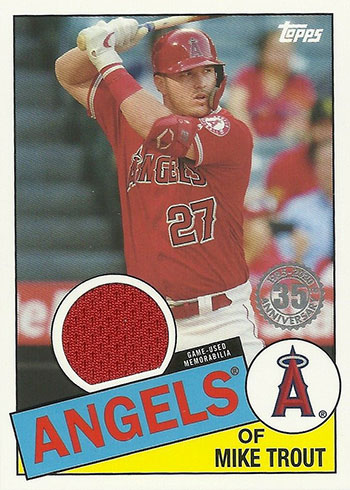 Mavin  2020 Topps Mike Trout #85AS-1 35th Anniversary 1985