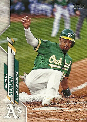 Marcus Semien #TR25 - Athletics 2020 Topps Baseball Trading