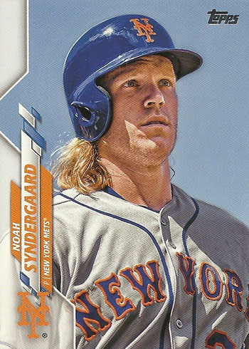 2020 Topps Major League Materials #MLMNSY Noah Syndergaard Jersey Dodgers  Mets