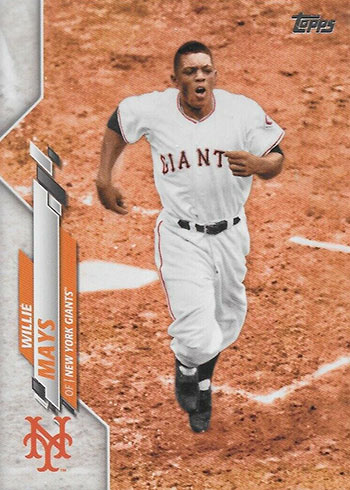 2020 Topps Series 2 Baseball Variations Willie Mays SSP