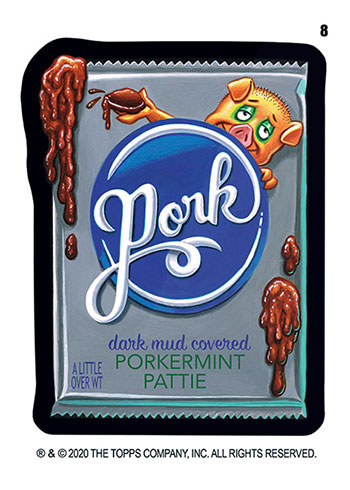 2020 TOPPS WACKY PACKAGES DECEMBER WEEK 3 GUEST ARTIST DONUT STICKS B.NYGMA 