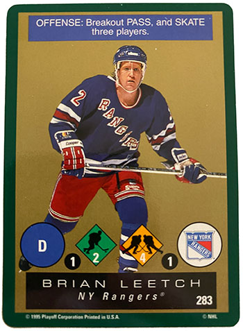 Lot Detail - Late 1990s Brian Leetch New York Rangers Lady