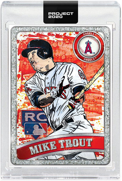 Topps Project 2020 100 Mike Trout by Blake Jamieson and Ben Baller