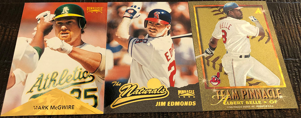 1996 Pinnacle #72 Jim Edmonds Baseball Card Starburst