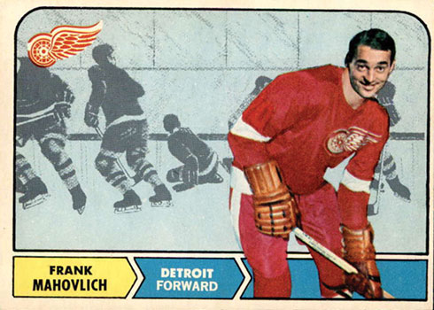 Late 1960's Frank Mahovlich Red Wings Game Worn Jersey