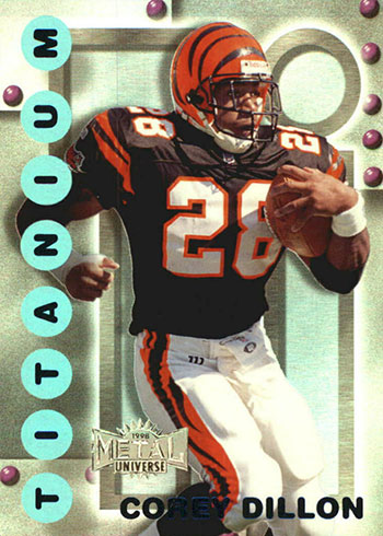 #50 Deion Sanders - 1998 Metal Universe Football Cards (Star