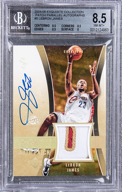 LeBron James trading card sells for a record breaking $1.845 million 