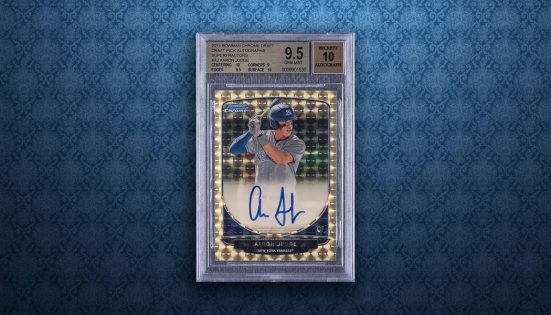 Goldin on X: 2017 Bowman Chrome SuperFractor Aaron Judge Rookie Card 1/1 –  BGS GEM MINT 9.5 🔥 Bid now:    / X