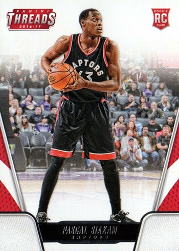2021-2022 NBA Hoops Pascal Siakam Rookie Remembrance Jersey Patch RR-PSI