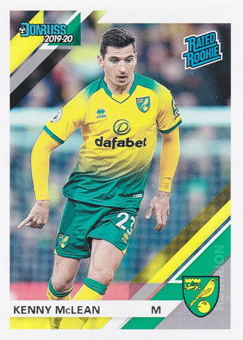 2019-20 Panini Chronicles Soccer Donruss Kenny McLean Rated Rookie
