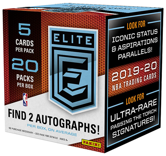 2019-20 Panini Elite Basketball Hobby Box