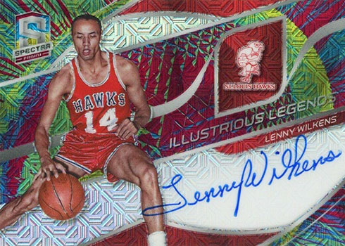 2019-20 Panini Spectra Basketball Illustrious Legends Meta Lenny Wilkens