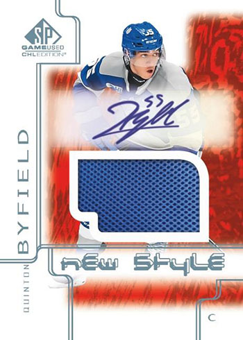 2019-20 SP Game Used CHL New Style Red Auto Jersey