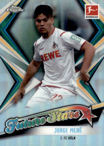 2019-20 Topps Chrome Bundesliga Soccer Future Stars Jorge Mere