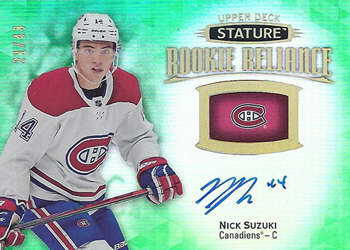  2019-20 Upper Deck Credentials Star of the Night Hockey #1S-12 Nick  Suzuki Montreal Canadiens Official NHL Trading Card From The UD Company :  Collectibles & Fine Art
