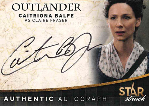 2020 Outlander Season 4 Caitriona Balfe Autograph