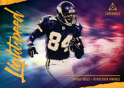 2020 Panini Luminance Football Lightspeed Randy Moss