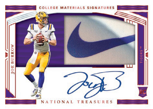 2020 Playoff National Treasures Football - BC Rookie Material