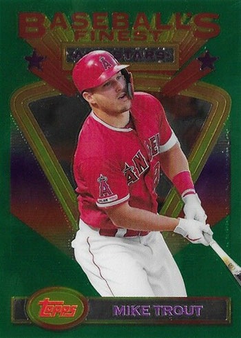 2020 Topps Finest Flashbacks Baseball Mike Trout