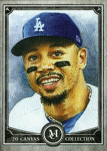 2020 Topps Museum Collection Baseball Canvas Collection Reprints Mookie Betts