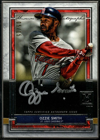 2020 Topps Museum Collection Baseball Framed Autograph Ozzie Smith