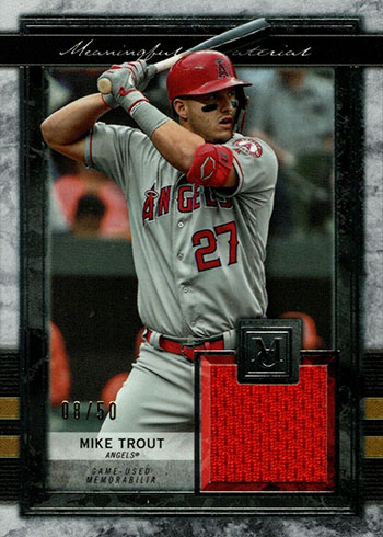 2020 Topps 85 Topps Relic Mike Trout Game Used Jersey - #85ASRMTR PSA 8.5!  POP 1