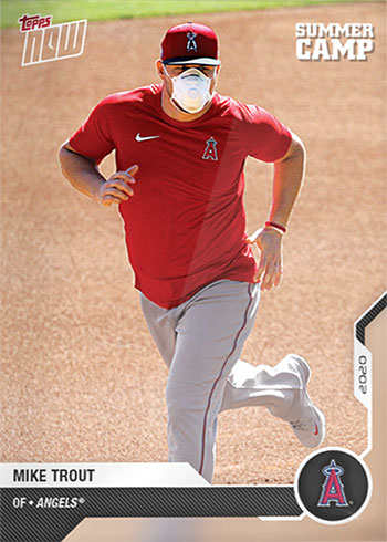 2020 Topps Now Road to Opening Day: Summer Camp Edition Mike Trout