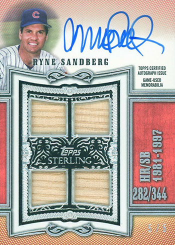 Buster Posey 2023 Topps Sterling Sterling Seasons Autograph Relics