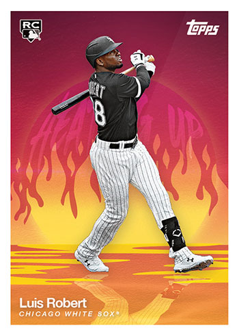 2020 Topps Summer Blockbuster Heating Up Luis Robert