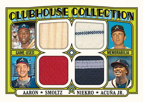 Keston Hiura 2021 Topps Heritage Clubhouse Collection Jersey Swatch #CC-KH Milwaukee  Brewers