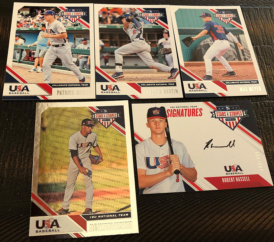 2020 Panini Stars and Stripes USA Baseball Box Break and Breakdown