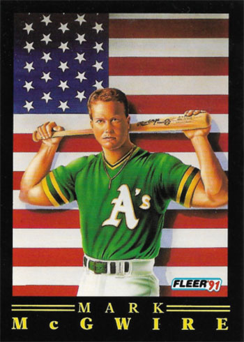 1991 Fleer Pro-Visions Mark McGwire