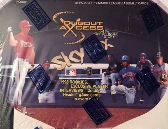 1998 SkyBox Dugout Axcess Baseball Box Break and Breakdown