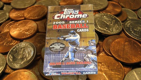 thumbnail interactive-video image 1 of 2005 Topps Chrome Update Black Refractor Baseball Card – Finish Your Set! 1 of 2