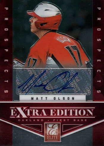 2012 Panini Prizm Baseball Elite Extra Edition Autographs Matt Olson