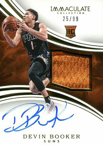 2015-16 Immaculate Collection Devin Booker Rookie Card