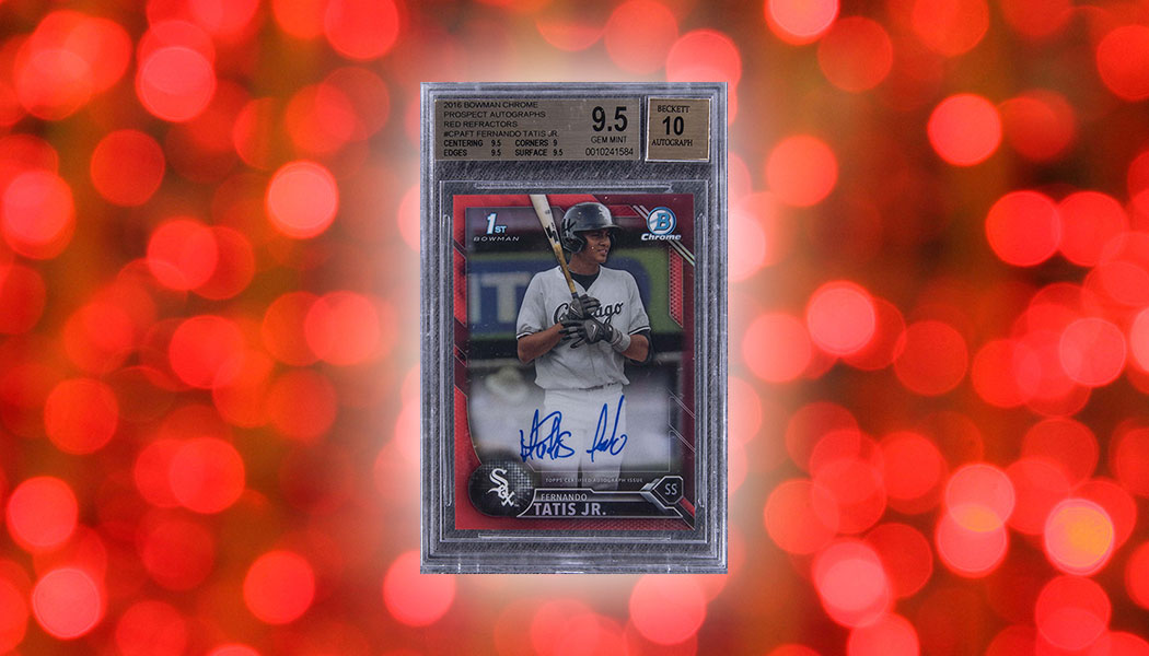 Fernando Tatis Jr. Autographed 2016 Bowman Chrome Prospect Rookie Card  #BCP17 San Diego Padres BGS 9 Auto Grade Gem Mint 10 Beckett BAS #15350399  - Mill Creek Sports