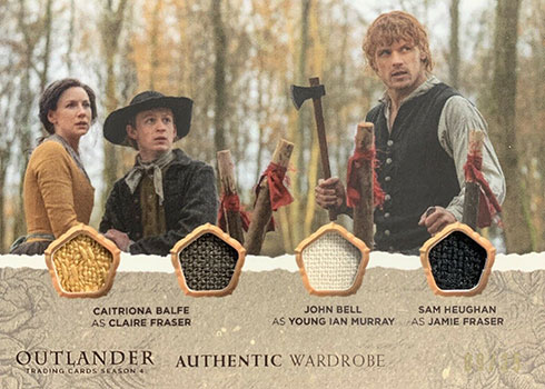 2020 Cryptozoic Outlander Season 4 Quad Wardrobe