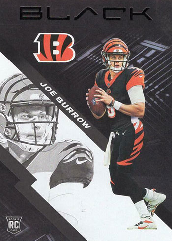 Joe Burrow 2020 Panini Black Futuristic Jerseys Emerald #1 RC