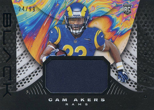 2020 Panini Black Football Futuristic Cam Akers