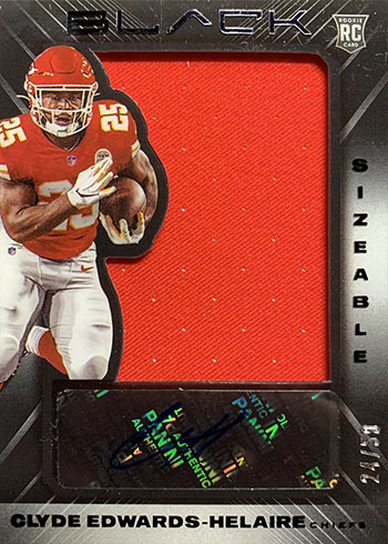 Clyde Edwards Helaire Panini Chronicles Football 2020 Prizm Black RC