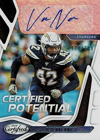 2020 Panini Certified Football Certified Potential Uchenna Nwosu