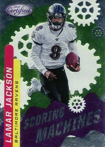 2020 Panini Certified Football Scoring Machines Lamar Jackson