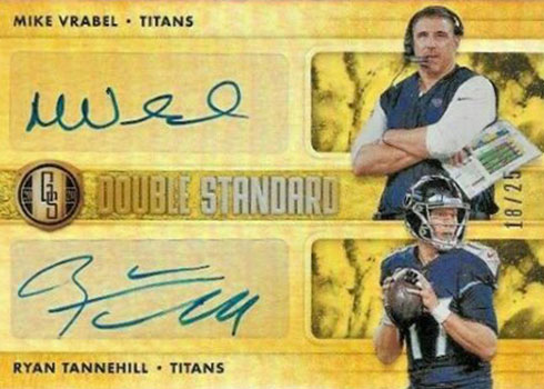 2020 Panini Gold Standard Football Double Standard Mike Vrabel Ryan Tannehill