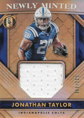 2020 Panini Gold Standard Gold Gear #GG37 Christian McCaffrey Panthers  126/199