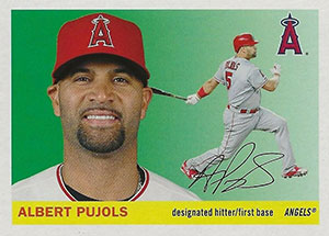 2020 Topps Archives Baseball Variations Albert Pujols